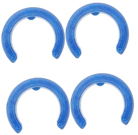 Hemobllo Bloques de Peso para Manguera de Piscina de 4 Piezas en PP Azul, Resistentes al Desgaste, para Adherencia Óptima en Piscinas Privadas y Públicas