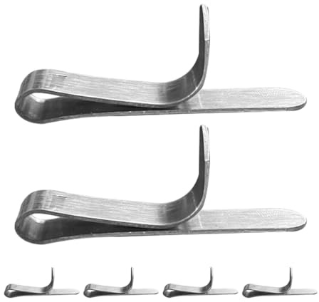 Zerodeko Edelstahl Befestigungsklammern Für Tortenringe 6 Stück Verstellbare Clips Für Kuchenringe Und Mousse-Ringe Backzubehör Für Präzise Kuchenform Fixierung