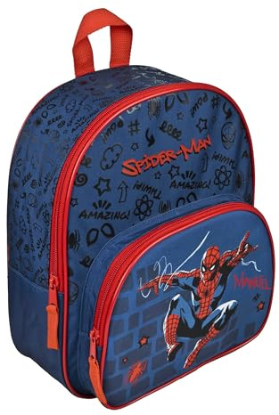 Kindergartenrucksack Spider-Man Jungen - Personalisiert mit Name - Kinderrucksack Set