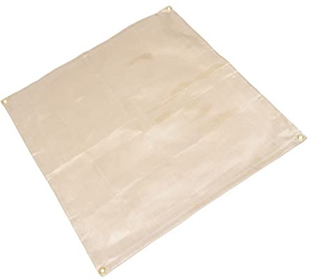 ANDRESLAD Feuerfeste Isolierdecke Aus Hitzebeständigem Fiberglas 50x50cm Für Camping Grill Und Brandschutzdecke Kompakt Faltbar Mehrzweck Hitzeschutzdecke Für Küche Und Outdoor