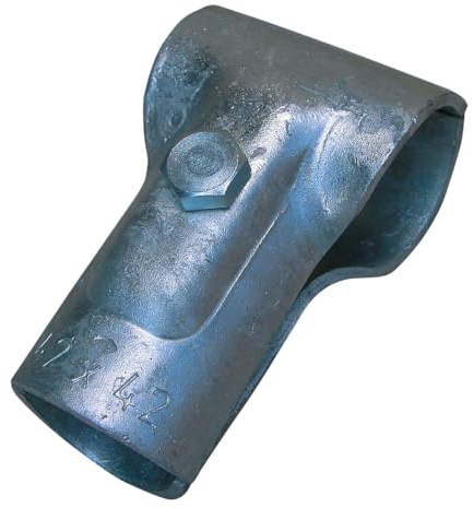 T-Schelle Rohrschellen, 2-teilig, feuerverzinkt inkl. 1 Schraube + Mutter (2 x 2 (60x60mm))