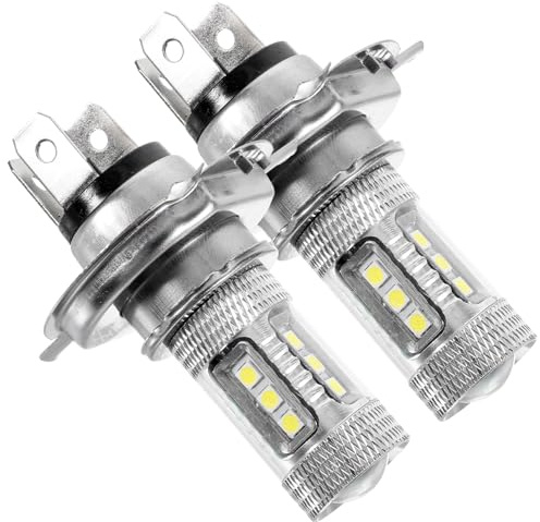 GARVALON 2 pezzi Lampadine LED Kit Illuminazione Auto per Fari Anabbaglianti e Abbaglianti Sicurezza Luce Diurna