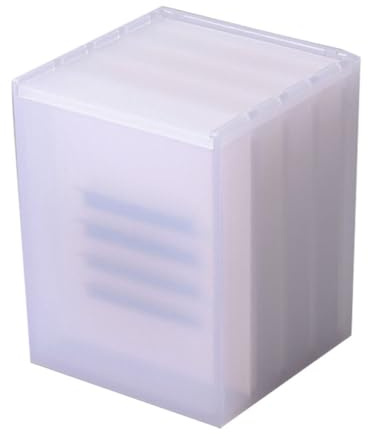 Caja de Pestañas Postizas Multicapa Cajón de Acrílico Blanco | Gran Capacidad, sin Olor y Ecológica, para Uso Profesional, Mantiene las Pestañas Limpias