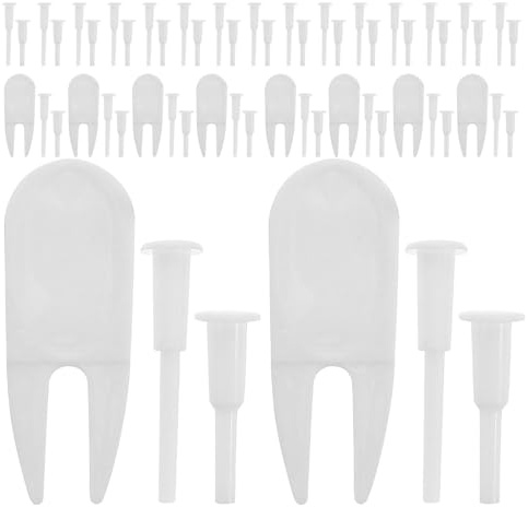 GALPADA Kit de Remplacement 60 Pcs Bouchons D’air Abs pour Ballon de Yoga, Ballons D’Exercice et Fitness, avec Goupilles et Extracteur, Étanchéité Fiable pour Entraînements Intensifs