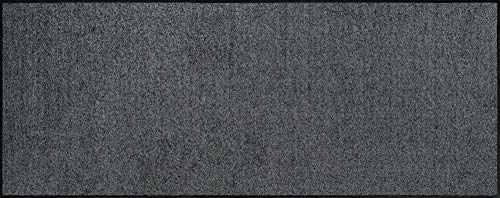 Erwin Müller Fußmatte Mainz, Schmutzfangmatte, Sauberlaufmatte uni anthrazit Größe 80x200 cm - rutschfest, pflegeleicht, für Fußbodenheizung geeignet (weitere Farben, Größen)