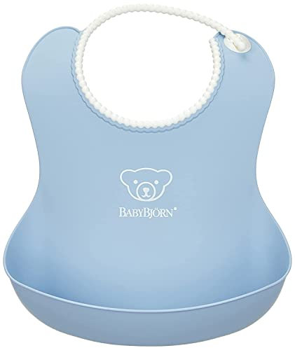 BabyBjörn Lätzchen, 1-pack, Blassblau, Kunststoff