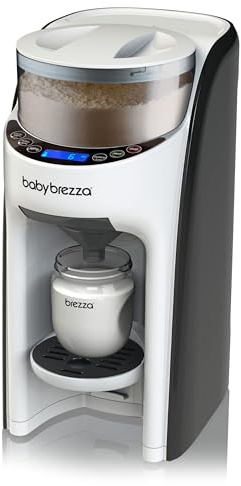 Baby Brezza New and Improved Formula Pro Advanced Formula Dispenser Machine - Automatically Mix a Warm Formula Bottle Instantly - Easily Make Bottle with Automatic Powder Blending, White