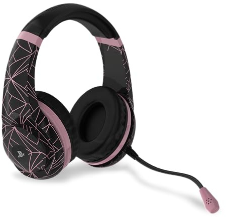 4Gamers Officially Licensed Pro4-70 PS5/PS4 Headset - Rose Gold Abstract Edition (PS4/)