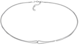 Elli Halskette Damen Choker Venezianerfinity Verschlungen 925 Silber