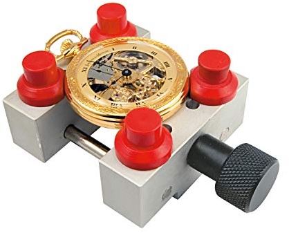 Gehäusehalter – für große Armband- und Taschenuhren – spannt bis Ø 60 mm