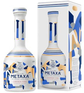 Metaxa GRANDE FINE Collector's Edition Keramikflasche 40% Vol. 0,7l in Geschenkbox