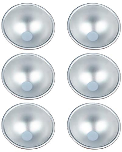 Cabilock 6pezzi Stampo Per Torte Alluminio Antiadente Per Muffin Budini e Piccole Torte Utensile Da Cucina Per e Cottura Casa