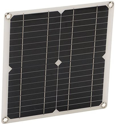 Wohnmobil-Solarpanel 12 W für Motorräder, Boote, Traktoren, Anhänger, Mono-Solar-Ladegerät, Adaptives Integriertes Spannungsregelungsmodul, Intelligente Steuerung mit Laderegler (10 A)
