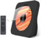 Liphier Lecteur CD Portable lipier avec Haut - parleurs HiFi - Lecteur CD Multifonction de Bureau avec Bluetooth 5.1 intégré configuré écran LED à Distance Housse Anti - poussière - Noir