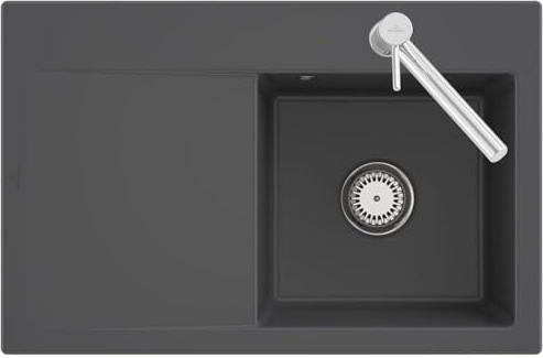 Villeroy & Boch Subway Style 45 Graphite - 3347 01 i4 Keramikspüle Handbetätigung