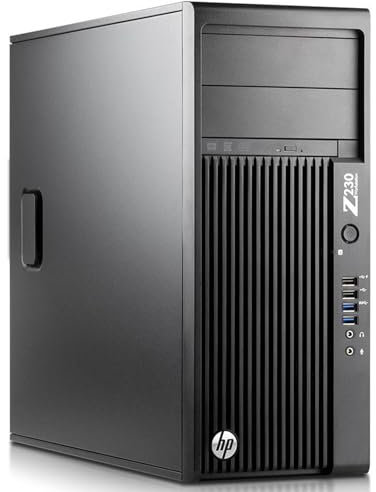 HP Workstation Z230 Tower PC Computer Intel i7-4770 Ram 32GB, SSD 240GB + HDD 1TB, Windows 10 Pro + Office 2021 (Ricondizionato)