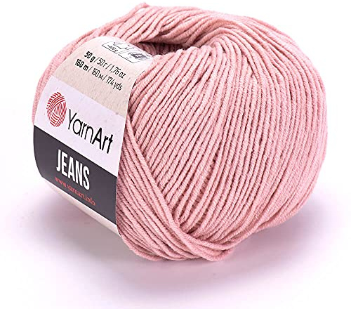 Yarn Art Jeans Yarn 160m, Soft Cotton Amigurumi Doll Animal 50g Knitting Crochet (83)