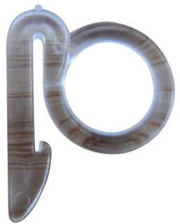 rewagi Rafrollo - Gancio ad anello, accessorio per tenda a pacchetto - trasparente PINO (100)