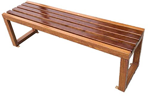 SORVA Gartenbank für die Terrasse, Bank ohne Rückenlehne, langlebiges Massivholz, stabile Struktur, Sitzgelegenheit für die Freizeit in Gärten, Innenhöfen und Parks (Größe: 150 cm)