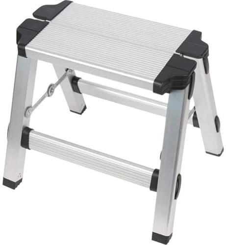 HiyyFloy Escabeau Pliable Petit Escabeau De Cuisine Escabeau en Alliage D'aluminium Escabeau Pliant Portable Antidérapant Polyvalent pour Adultes Enfants
