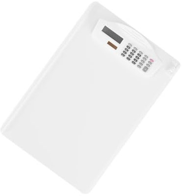 Tofficu Calculatrice En Plastique De Haute Qualité Bloc-notes A4 Tableau De Commande Et Tondeuse À Usage Quotidien