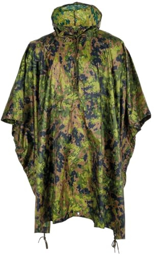 MFH US Army regnponcho RipStop regncape regnrock regndräkt, M05 kamouflage, one size