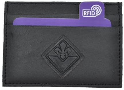 AC Fiorentina 323186 Fiorentina, Accessori Portacarte da Viaggio Unisex-Adulto, Nero, Standard