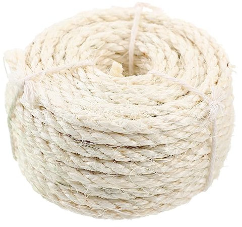 Happyyami Corda di per Tiragraffi Corda di Sisal per Uso Domestico Accessorio per Gatti Resistente all Usura Fai da Te Protezione per Mobili in Legno