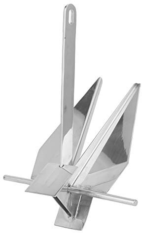 Ancre de Bateau de 2kg for Bateaux de 17 à 22 Pieds, pièces de quincaillerie Marine en Acier Inoxydable, Accessoires