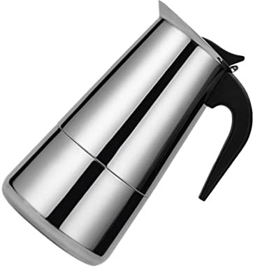 MOTHNUR Caffettiera Acciaio Inossidabile Macchina Per Stovetop Portatile Utensili Per Ufficio e Casa Facile Da Usare e Sicura Per Diverse