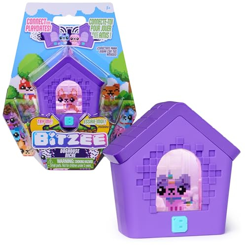 Bitzee, Doghouse Interactive Toy with 15 Puppies Inside, 3D Playroom, Reacts to Touch, Digital Pet Kids Toys for Girls and Boys Ages 5 and up.
