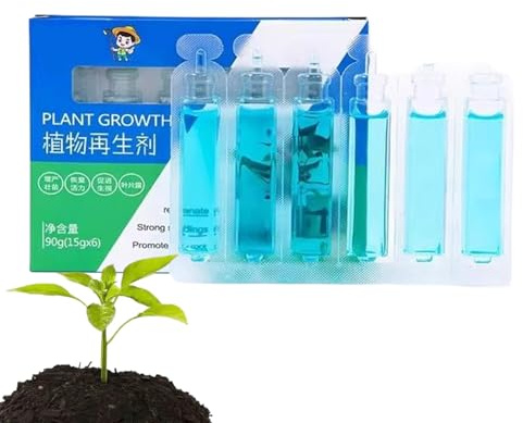 Yulokdwi Fertilizzante Per Piante, 15g x 6 Pezzi Fertilizzante Liquido Per Piante, Integratore Per Radici Rivitalizzante Universale Per Crescita Fiori Per Giardino Orchidea Vegetale