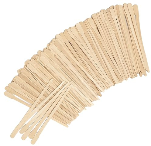 450 Pcs Spatule Epilation à Usage Unique, Abaisse Langue Bois Spatule Cire Epilation Convient Pour l'épilation du visage