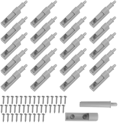 20 Stück Schranktür Dämpfer, Push to Open Türöffner, Softclose Nachrüsten, Türdämpfer Gegen Knallende Türen, Türdämpfer für Küchenschublade Schrank Möbel