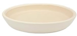 XUEQIZHENG Pflanzschalen für Töpfe, Einfacher Keramik-Pflanzenuntersetzer, runder Blumentopfuntersetzer for Wohnzimmer, Balkon, Terrasse(Beige)