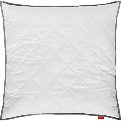 liebling 194583 Kopfkissen | Steppkissen | atmungsaktives Top Cool Gewebe | Höhenverstellbar | Mikrofaser | Made in EU | Ökotex 100 | Waschbar 60 Grad | 80 x 80 cm, weiß