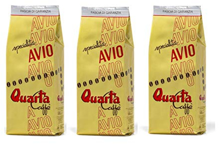 Quarta Caffe Miscela Avio Oro In Grani - 3 X 500 G