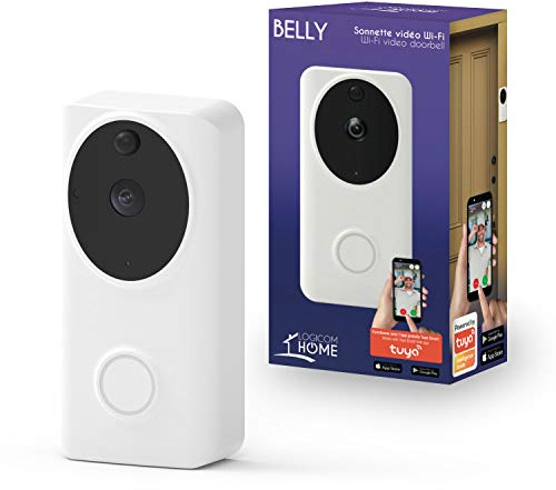 Logicom Gegenstand Video-Türsprechanlage Alexa/Google Home-Portie Fil-Belly Smart Video Türklingel 1080p WLAN
