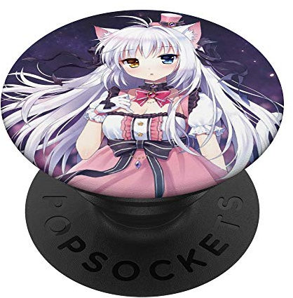 Anime Girl Japanese Aesthetic anime Otaku Gift PopSockets Adhesive PopGrip