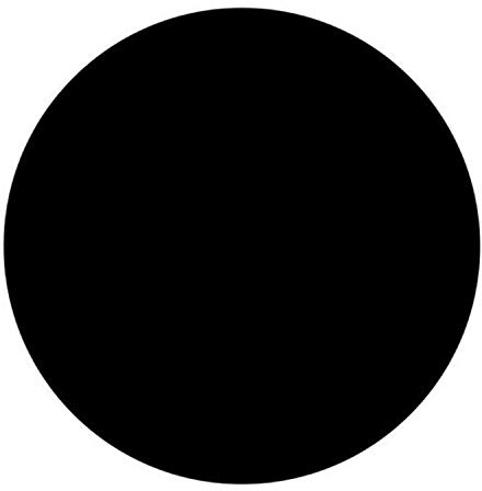 Runde Acrylscheiben, rund, Acrylscheiben, PMMA-Kreise, 3 mm dick, 7 cm, Schwarz, 20 Stück