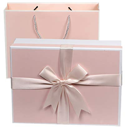 Milisten 1stück Weihnachtsgeschenkbox Mit Schleifenband Geschenkverpackung Für Partys Geburtstage Und Feiertage Für Kleine Überraschungen Und Aufbewahrung