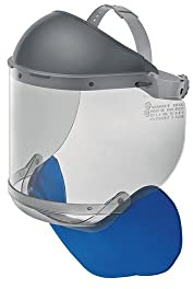 Aschua Elektriker Gesichtsschutz GFKKH002-E PC, grau 550 x 200 x 2 mm EN 166, EN 170, GS-ET 29