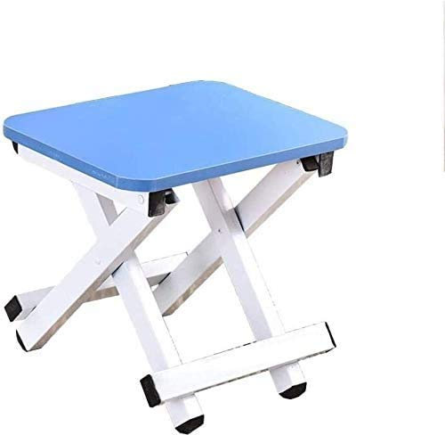 Sonnenliege Patio-Liegestühle Klapphocker mit Fußstütze – Faltbarer Bank-Klapphocker für und Erwachsene, klappbarer Klapphocker für Garten-Badezimmer-Sonnenliege (Color : Blue)