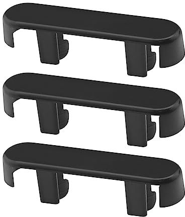 The Lord of the Tools 20PCS Window Drainage Cover Caps Replacement Weep Hole Covers Plastic for UPVC Windows Accessories 39.5 x 10 x 6.5mm Black