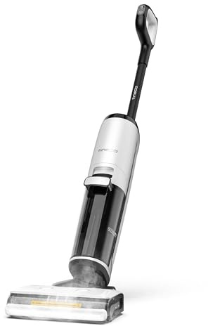 Tineco Floor ONE S7 Steam Cordless Wet Dry Vacuum Steam Mop All-in-One, Floor Washer for Sticky Mess Clean Up on Hard Floors with Digital Display, Self-Cleaning, Edge Cleaning, Safe for Kids & Pets