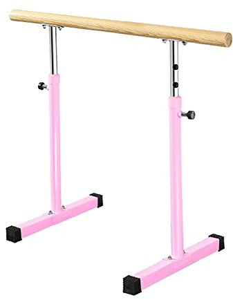 Ballettstange, verstellbare Ballettstange, tragbare Ballettstange für Zuhause, Kinder, Erwachsene, Stretching, Tanz, Gymnastik, Ausrüstung (Farbe: Rosa, Größe: 1,5 m) (Pink 1,5 m) (Pink 1,5 m) (Pink 1