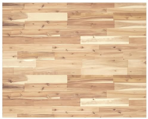 vidaXL Schreibtischplatte Unbehandelt 100x80x2 cm Massivholz Akazie