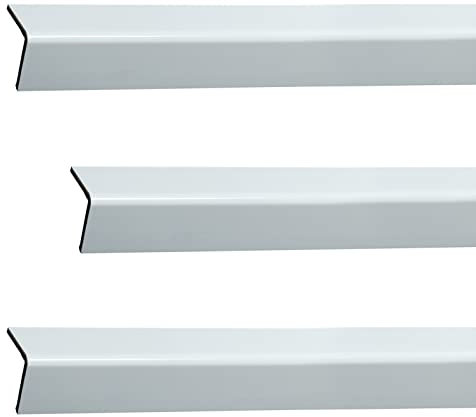 Eckenschutz, weißer Eckenschutz für Wände, Kantenschutz für Tisch- und Möbelkanten, Selbstklebender Schutz für Tapeten (weiß, 3 Stück, B 36 mm)