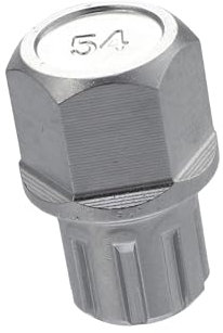 A ABSOPRO Extractor de Pernos de Cubo de Coche Rueda Bloqueo Orejeta Tuerca Antirrobo Zócalo Llave Rueda Bloqueo Llave 54/9PT Reemplazo de artículo