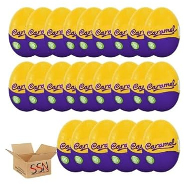 Cdbury Caramel Egg Chocolate (Pack of 24 (Half Box))